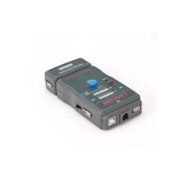 Тестер LAN Gembird NCT-2, 100/1000 Base-TX,  для UTP, STP, RJ-11, USB-кабеля